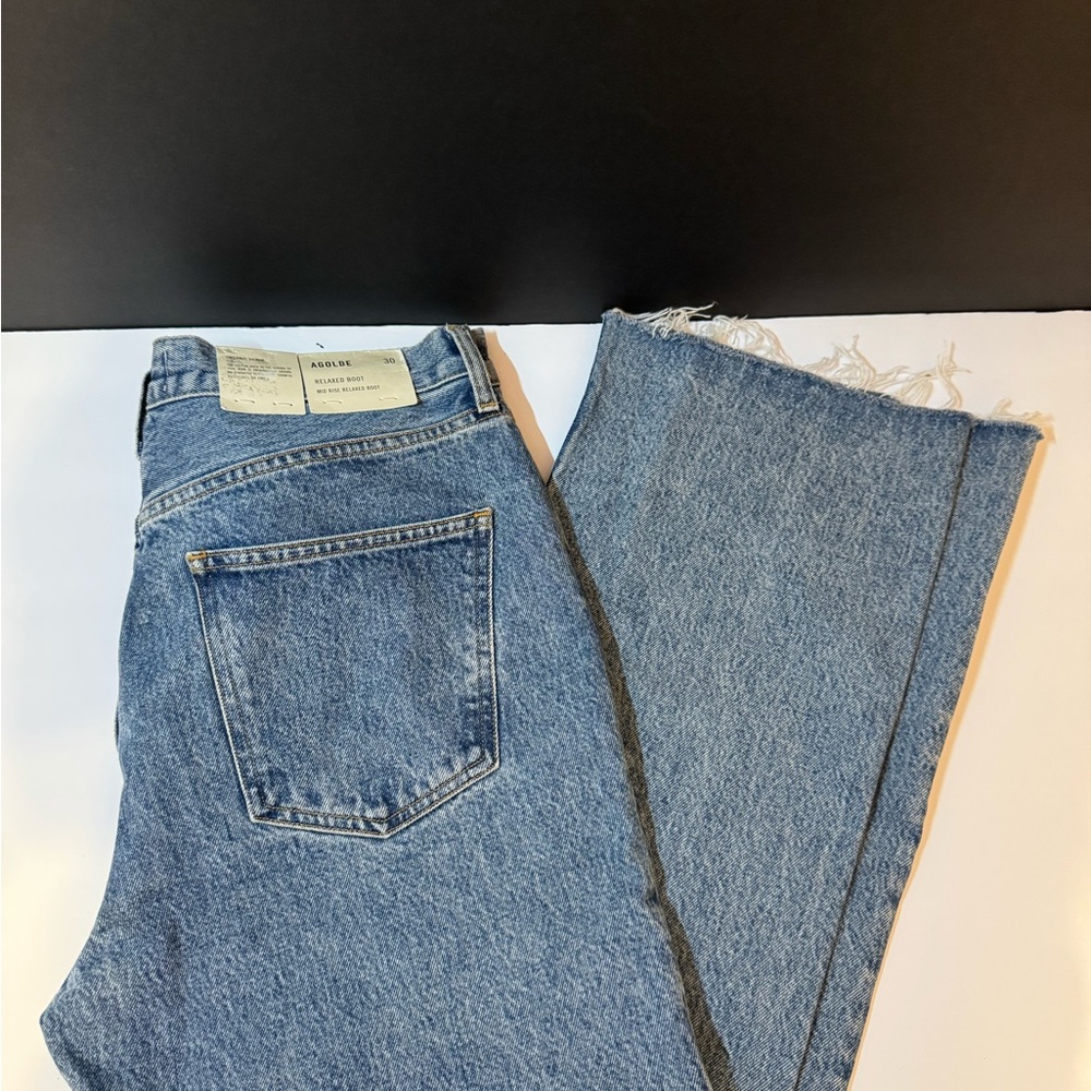 Agolde NWT  Relaxed Boot Organic Denim Jeans- Size 30